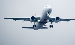 Der Flieger konnte nach einer Verspätung abheben.