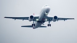 Der Flieger konnte nach einer Verspätung abheben.
