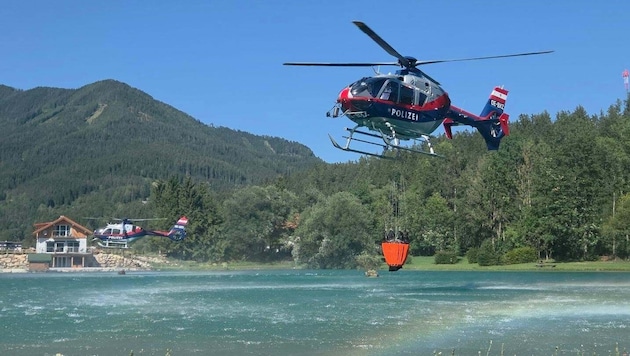 Die „Libelle Sierra“ aus der Steiermark und die „Libelle Zulu“ aus Salzburg standen im Einsatz.