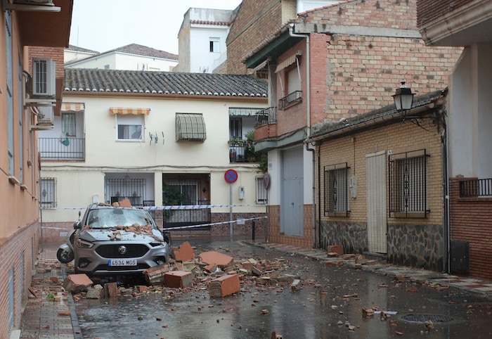 Auch das Städtchen Armilla nahe Granada ist betroffen.