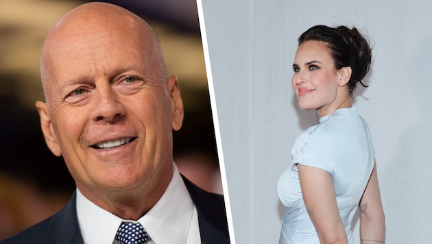 Tallulah Willis verbrachte an ihrem Hochzeitstag einen „zärtlichen Moment“ mit Vater Bruce ...