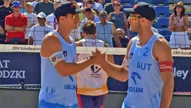 Philipp Waller und Moritz Pristauz sind mit ihrem Abschneiden bei der Europameisterschaft ...