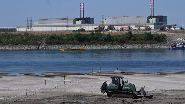 Der Wasserstand der Donau beim Atomkraftwerk Paks wird jetzt künstlich angehoben.