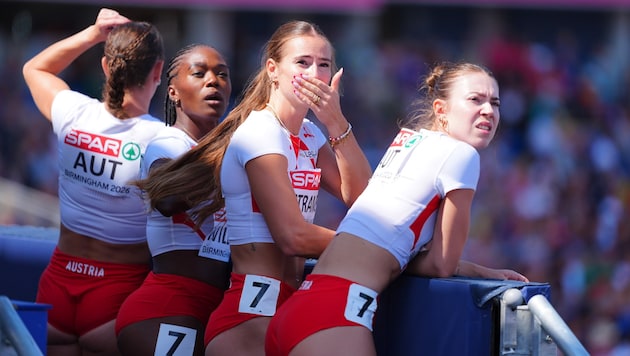 Die ÖLV-Girls liefen am Staffel-Finale vorbei.