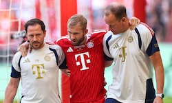 Konrad Laimer hat sich nach wenigen Spielminuten verletzt.