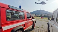 Der Waldbrand in der norditalienischen Provinz Udine (Bild) war am Freitag sogar in Kärnten zu ...