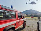 Der Waldbrand in der norditalienischen Provinz Udine (Bild) war am Freitag sogar in Kärnten zu ...