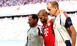 Konrad Laimer musste im Spiel gegen RB Leipzig nach wenigen Minuten vom Platz. 