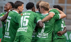Austria Lustenau feiert den ersten Bundesliga-Sieg seit dem Wiederaufstieg.