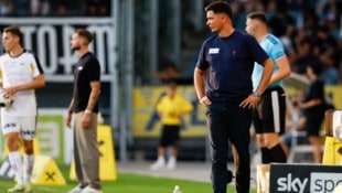 Altach-Trainer Ognjen Zaric (rechts)