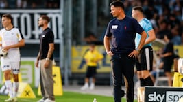 Altach-Trainer Ognjen Zaric (rechts)