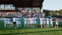 Die Admira bejubelt den ersten Saisonsieg.