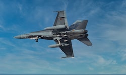 Ein spanischer Kampfjet schoss die Drohne über Rumänien ab. (Symbolbild)