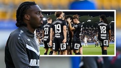 Yann Massombo spielte gegen Sturm nicht, war aber trotzdem thematisch präsent.