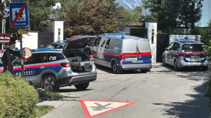 Am Samstag und Sonntag gab es im idyllischen Stadtteil Igls ein Polizei-Großaufgebot.