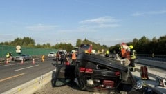 In diesem Auto saß eine vierköpfige Familie