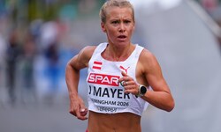 Julia Mayer performte beim Marathon stark.