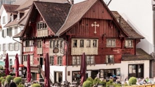 Stadt Dornbirn Das Rote Haus auf dem Dornbirner Marktplatz ist eines der markantesten Gebäude im Ländle.