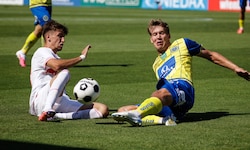 Verkorkstes Debüt: Matijasevic (li.).