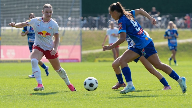 Valentina Illinger (li.) und Salzburg haben in Graz 0:2 verloren.