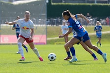 Valentina Illinger (li.) und Salzburg haben in Graz 0:2 verloren.