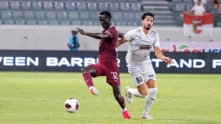Steht erneut in der Startelf und trägt die Kapitänsbinde: Abubakr Barry.