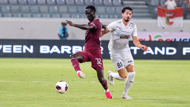 Steht erneut in der Startelf und trägt die Kapitänsbinde: Abubakr Barry.