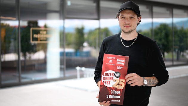John Newman ist einer der Headliner des 25. Linzer „Krone“-Festes und freut sich bereits auf den ...