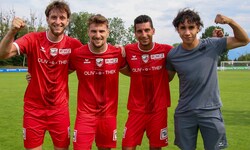 Dieses Quartett sorgte für den 4:0-Sieg der Anifer gegen den ATSV Salzburg.
