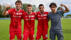 Dieses Quartett sorgte für den 4:0-Sieg der Anifer gegen den ATSV Salzburg.