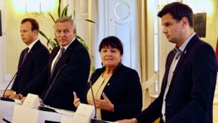 Christian Jauschowetz Kornhäusl, Kunasek, Khom und Amesbauer – die aktuelle Umfrage trübt die Arbeit in der Koalition.