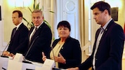 Kornhäusl, Kunasek, Khom und Amesbauer – die aktuelle Umfrage trübt die Arbeit in der Koalition.