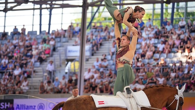 Österreich hat bei der Pferdesport-WM keine weitere Medaille im Voltigieren erreicht.