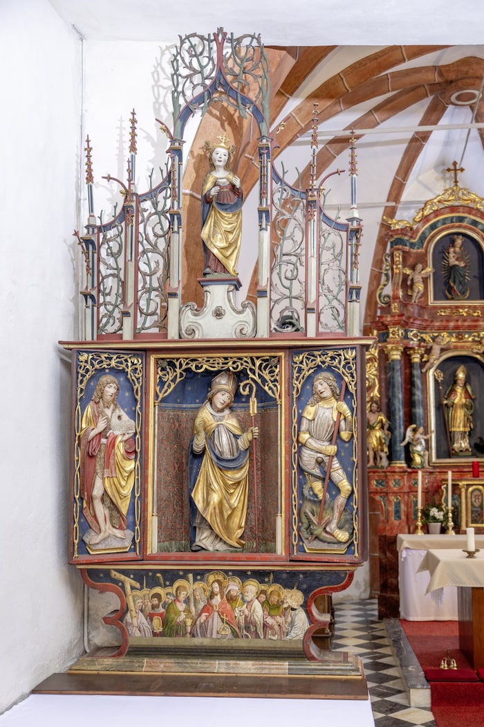 Seltschach: Gleich zwei gotische Flügelaltäre gibt es in der Filialkirche Heiliger Servatius in ...