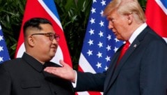 Donald Trump pflegt ein gutes Verhältnis zu Nordkoreas Machthaber Kim Jong Un – und das soll ...