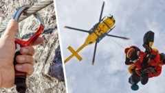 Im Kaisergebirge kam es zu dem Unfall. Der Verletzte wurde mittels Tau geborgen (Symbolbild).