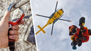 Im Kaisergebirge kam es zu dem Unfall. Der Verletzte wurde mittels Tau geborgen (Symbolbild).