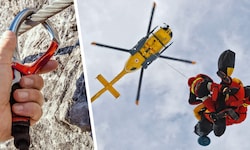 Im Kaisergebirge kam es zu dem Unfall. Der Verletzte wurde mittels Tau geborgen (Symbolbild).