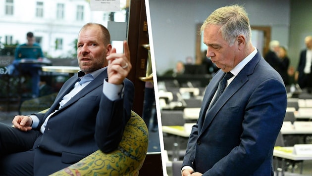 Rudi Fußi und Walter Ruck gelten als enge Vertraute: Die FPÖ will wissen, wie lang die ...