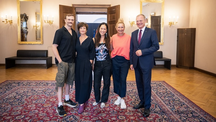 Michael Steinocher, Katharina Stemberger, Miriam Hie, Angelika Niedetzky, Landeshauptmann Thomas ...