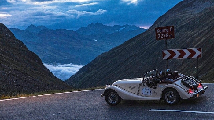 Ein Höhepunkt: Die abendliche Fahrt über das Timmelsjoch.