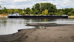Zusätzlich zur geringeren Beladung verlangt der niedrige Wasserstand den Binnenschiffern in ...