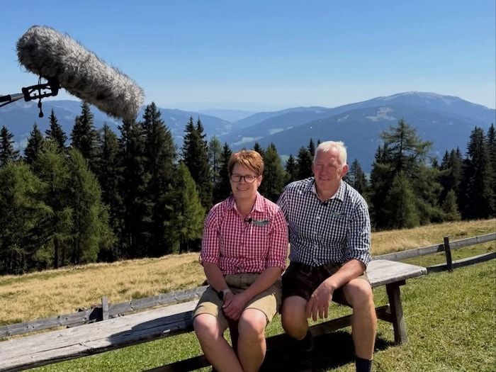 Auch auf der Alm wurde gedreht.