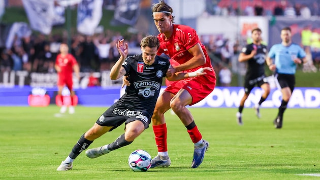 Schnupperte im Cup schon Luft: Seekirchens Simon Freund (re.).