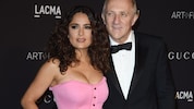Salma Hayek freut sich über die Geburt ihres Stief-Enkelsohnes und Enkels ihres Ehemannes ...