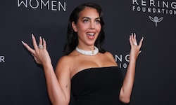 Georgina Rodríguez zeigt sich gerne mal mit XXL-Schmuck. Auch bei der Hochzeit mit Cristiano ...
