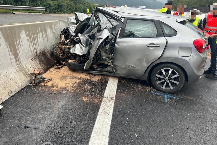 In diesem Wagen saß die Unfalllenkerin.