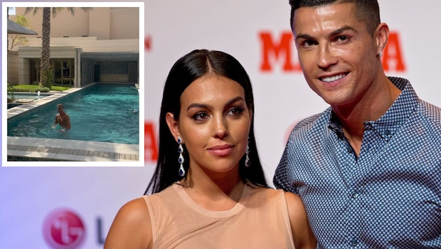 Georgina Rodriguez und Cristiano Ronaldo sind ein Herz und eine Seele.