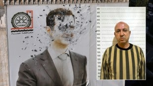 Wassim al-Assad (kleines Bild) wurde wie Syriens Ex-Machthaber Bashar al-Assad zum Tode ...