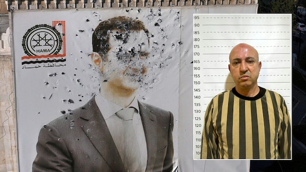 Wassim al-Assad (kleines Bild) wurde wie Syriens Ex-Machthaber Bashar al-Assad zum Tode ...